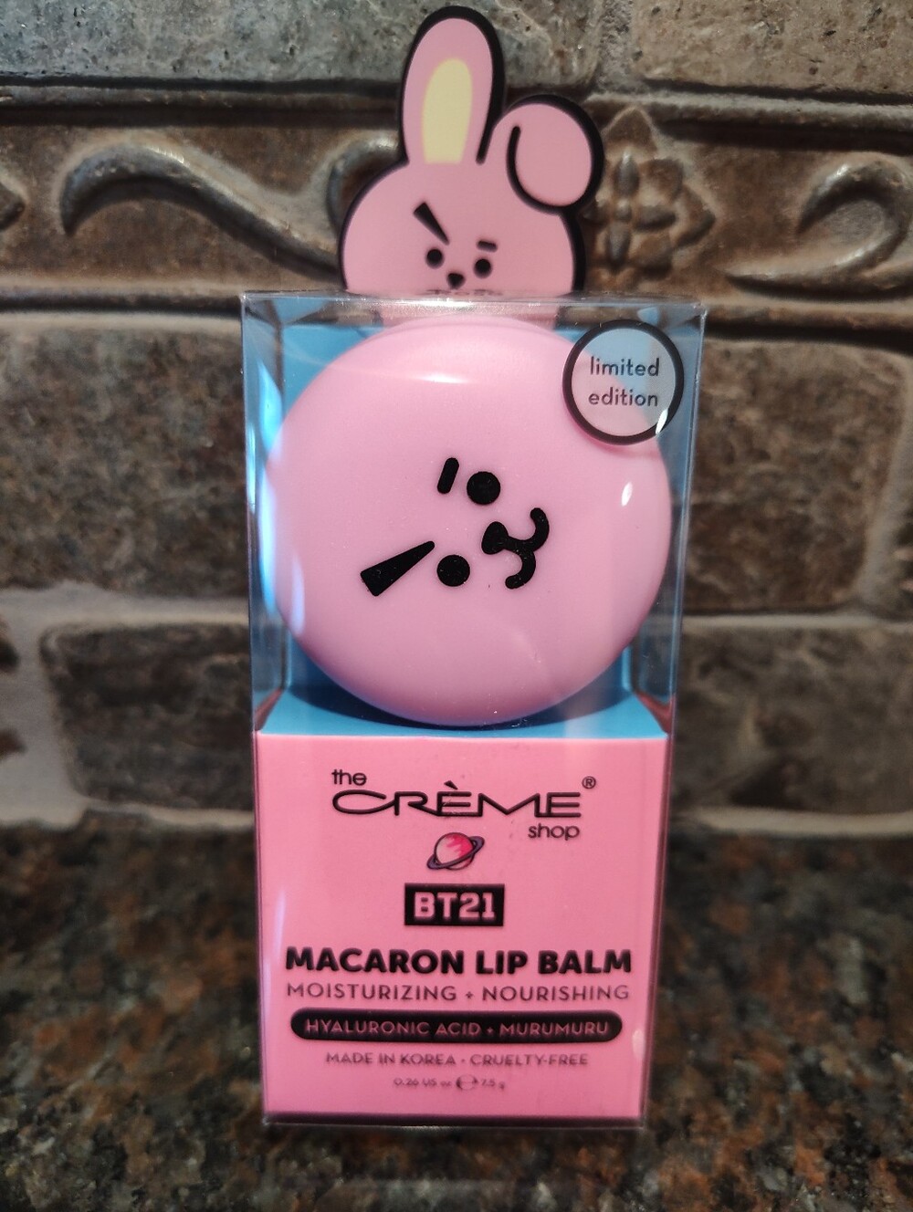 The Creme Shop COOKY Macaron Lip Balm, BT21 Rose 🌹